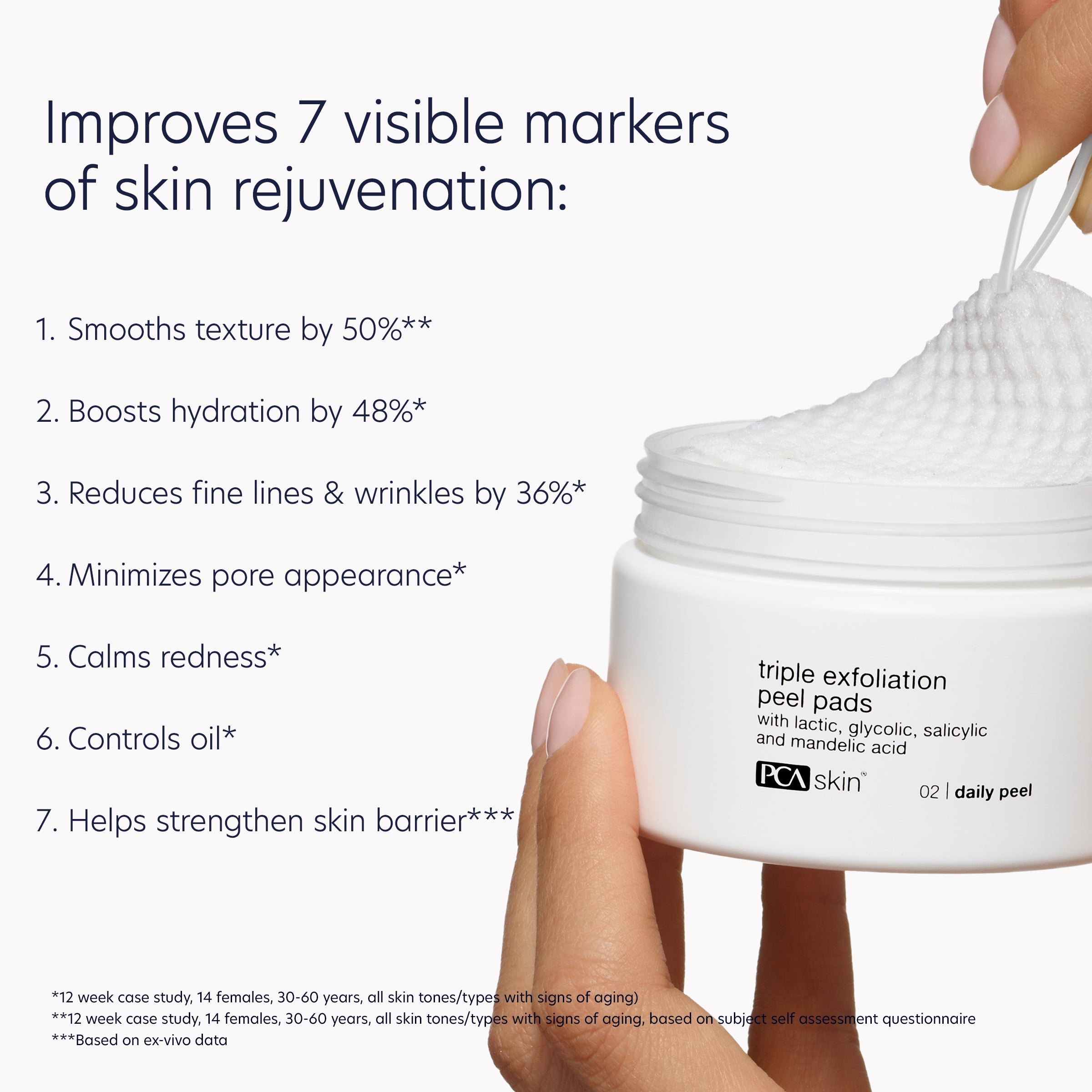 TRIPLE EXFOLIATION PEEL PADS