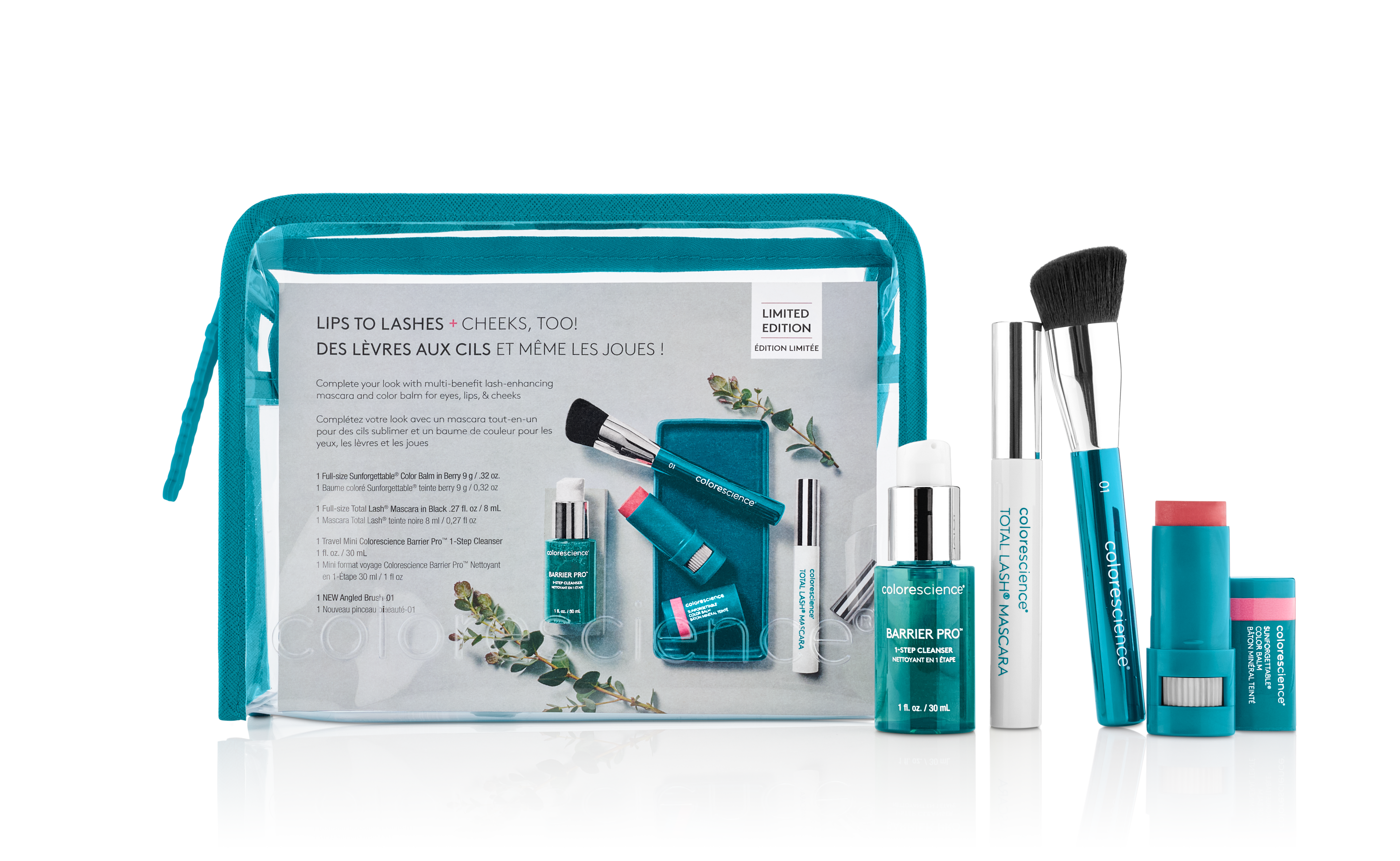 COLORESCIENCE LIPS TO LASHES HOLIDAY SET