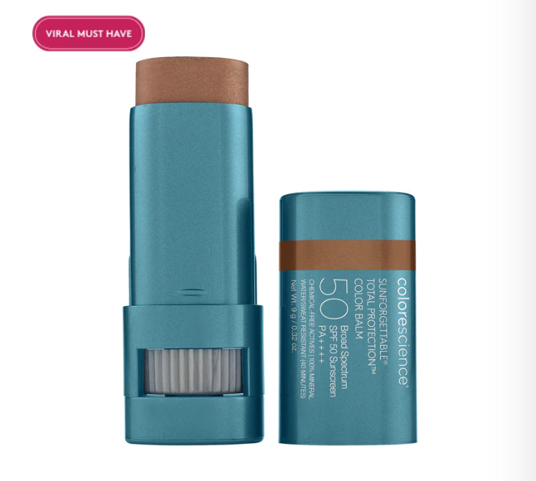 COLORESCIENCE SUNFORGETTABLE TOTAL PROTECTION COLOR BALM SPF50 (BRONZE)