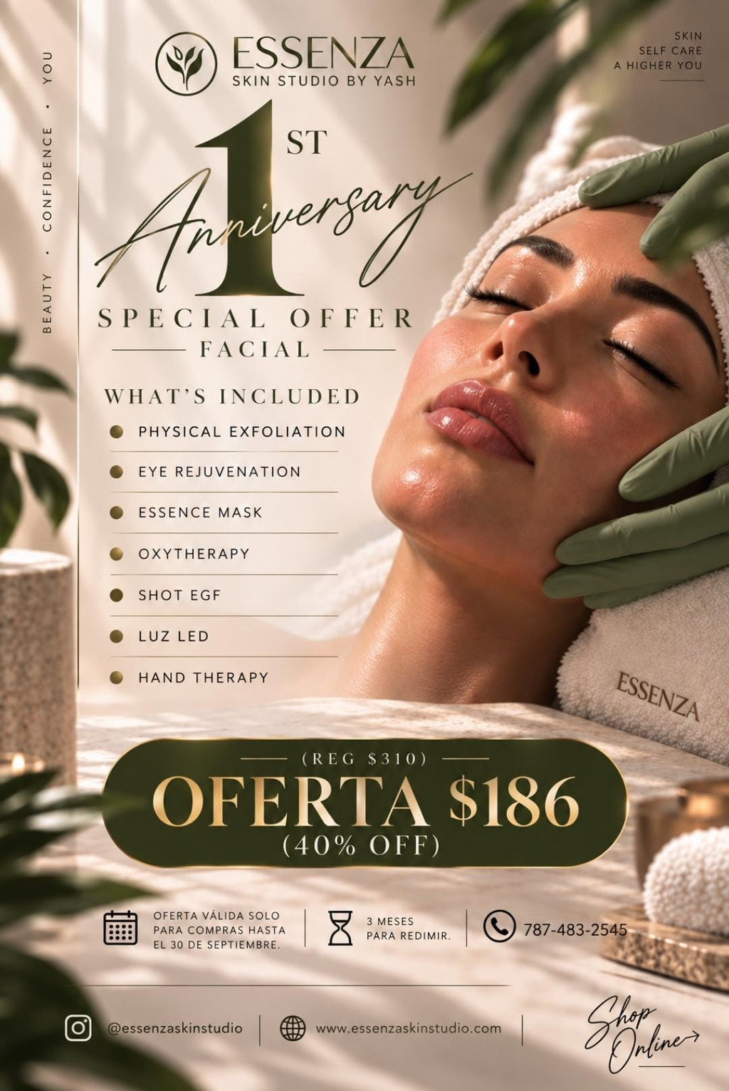 1st Anniversary Special Offer Facial
